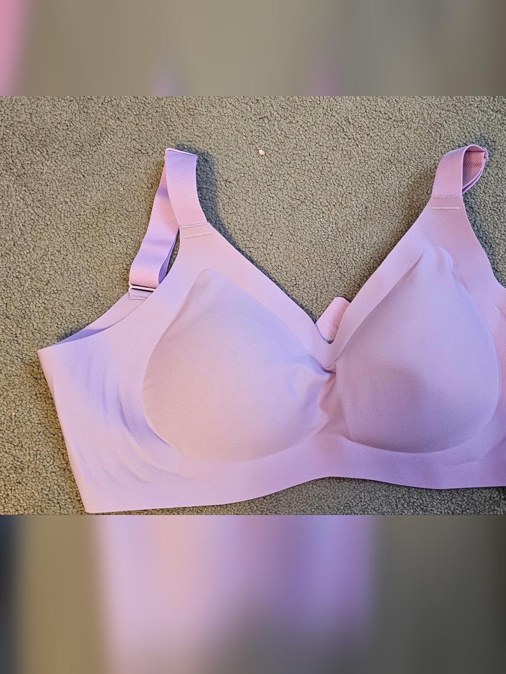Seamless Lilac Wireless Bra - Women Intimates & Sleepwear